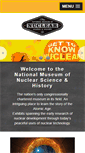 Mobile Screenshot of nuclearmuseum.org